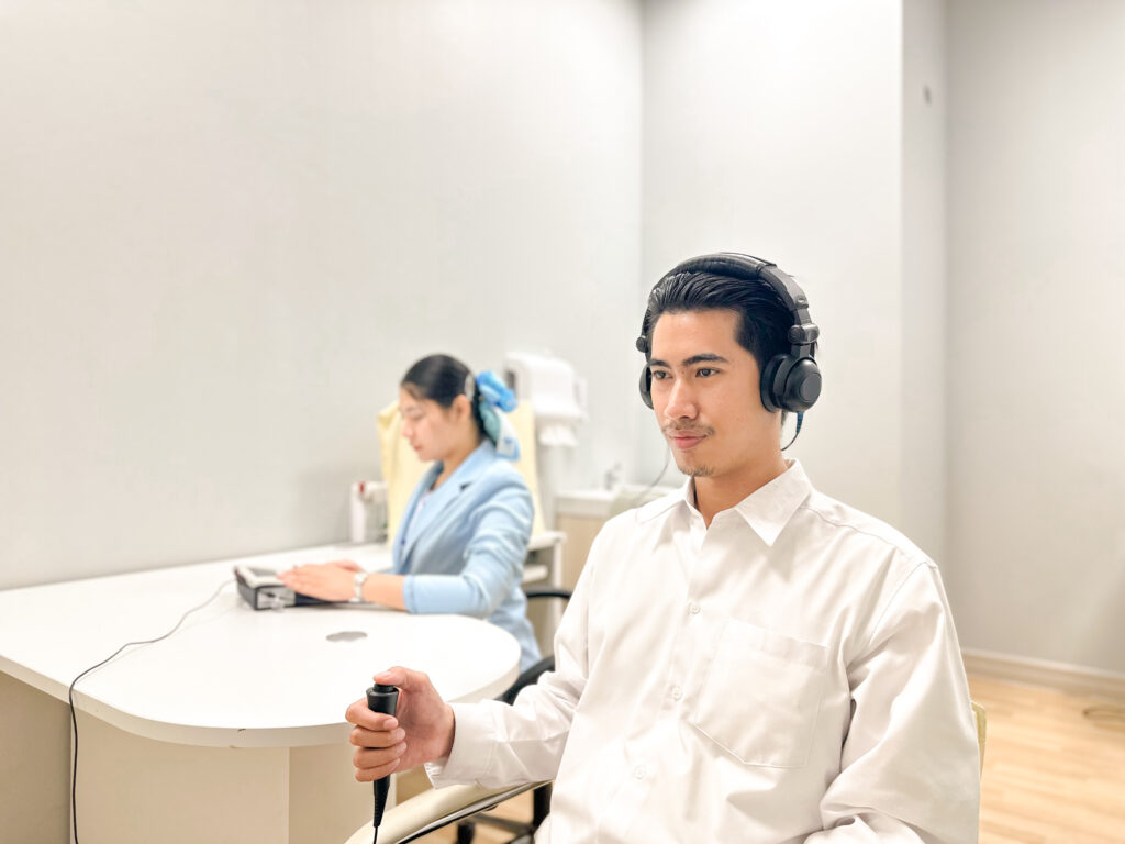 บริการตรวจสุขภาพนอกสถานที่ด้วยสิทธิประกันสังคม ตรวจสมรรถภาพการได้ยิน